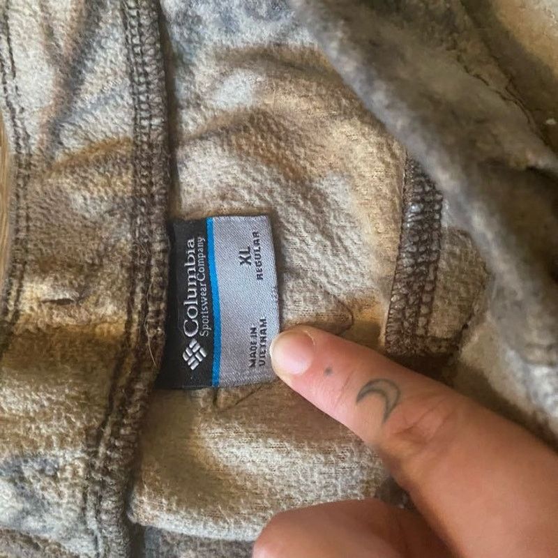 Columbia Vintage Columbia PHG Real Tree Fleece Joggers Size US 36 / EU 52 - 3 Thumbnail
