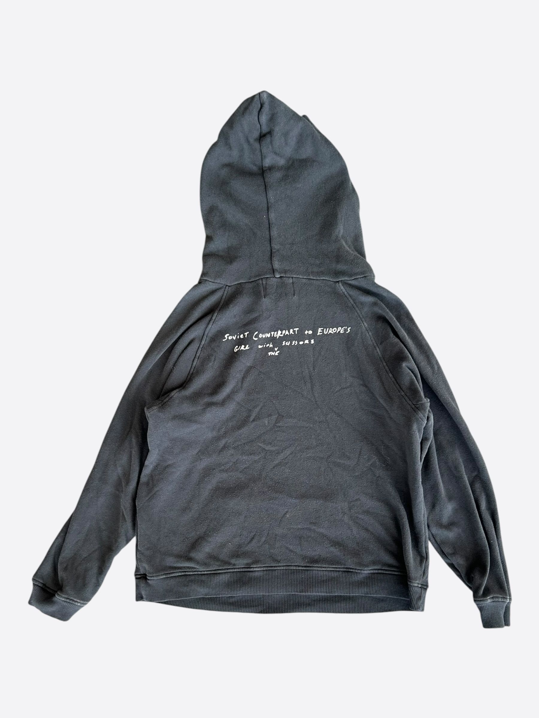 Enfants Riches Deprimes Faded Black & White Stalin's Secret Daughter Hoodie Size US M / EU 48-50 / 2 - 2 Thumbnail