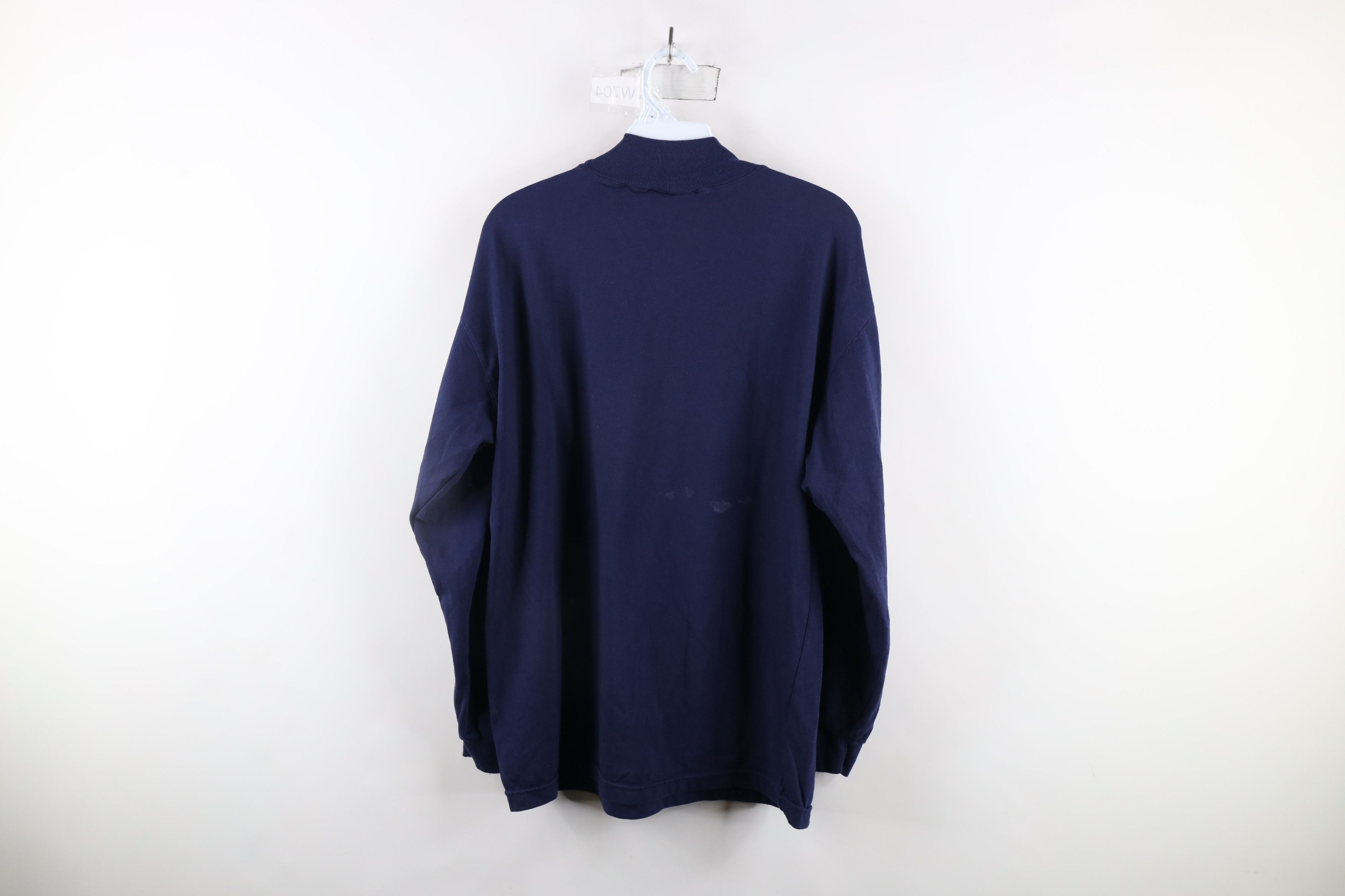 Vintage Vintage 90s Streetwear Blank Mock Neck Long Sleeve T-Shirt Size US M / EU 48-50 / 2 - 6 Thumbnail