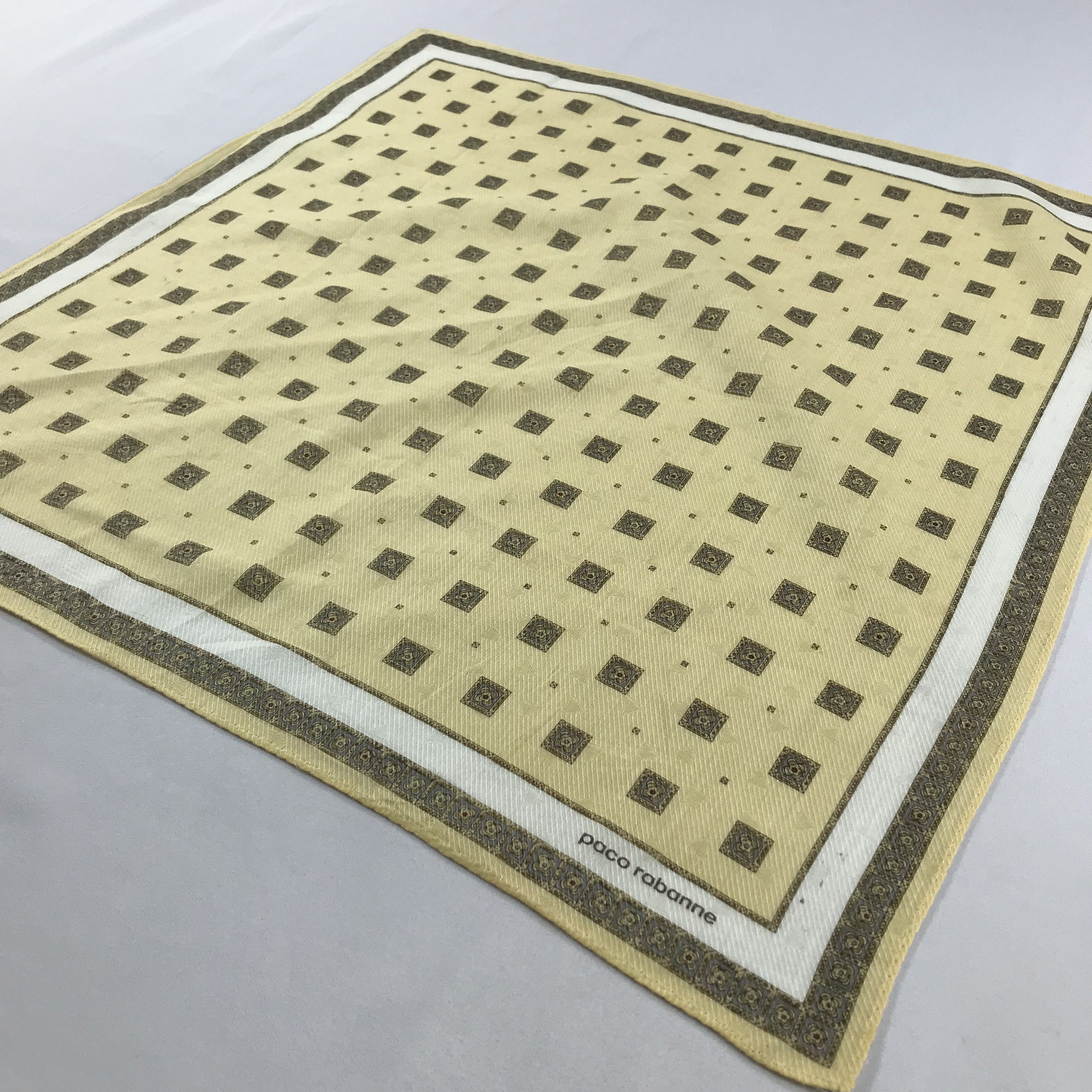 Vintage Paco Rabanne Bandana / Handkerchief / Neckerchief - S2144 Size ONE SIZE - 2 Thumbnail