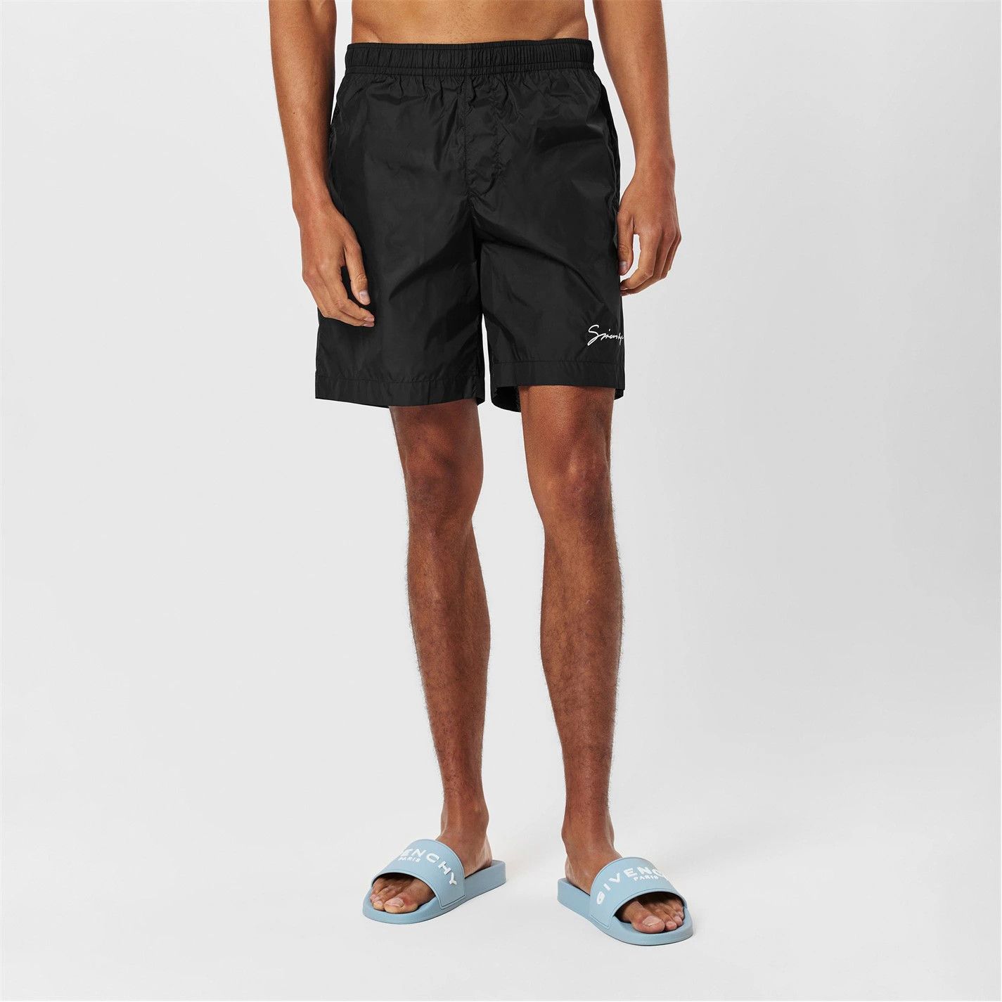 Givenchy o1g2r1mq0426 Quick Dry Swim Shorts in Black Size US 32 / EU 48 - 3 Thumbnail