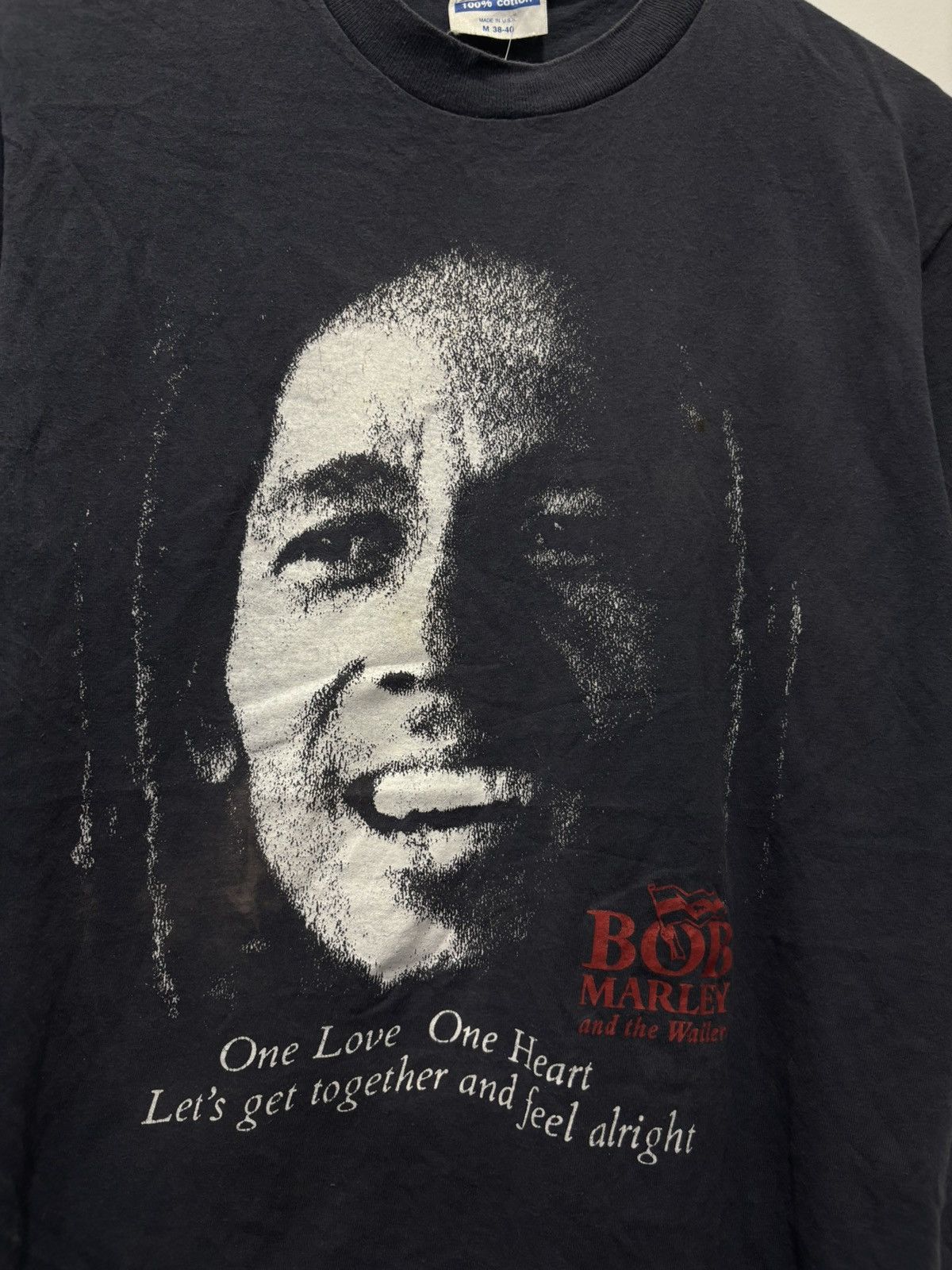 Bob Marley × Vintage Vintage 90’s Bob Marley & The Wailers Tshirt Size US M / EU 48-50 / 2 - 2 Thumbnail