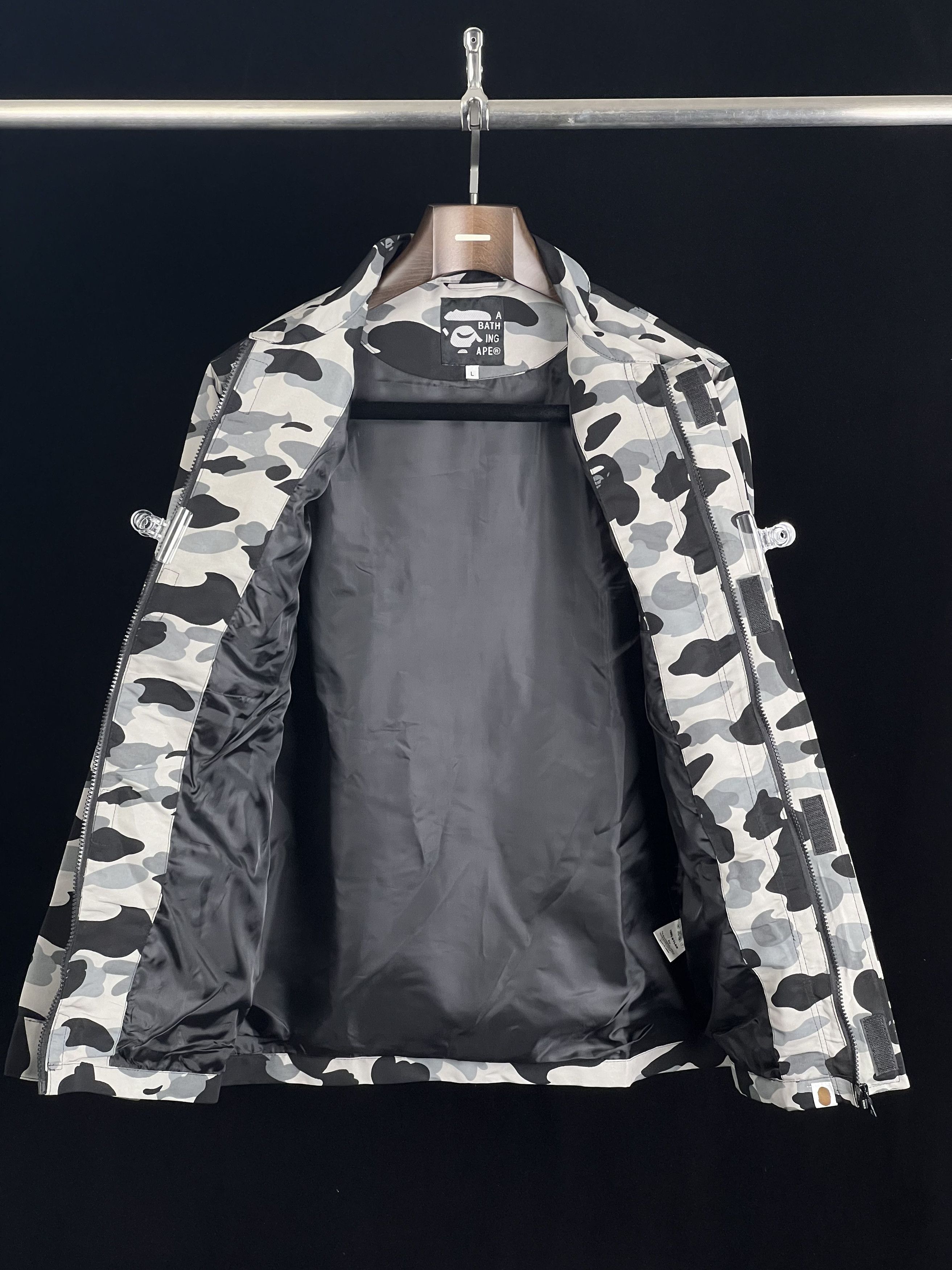 Bape RARE*Gradation Camo Military Shirt Jacket Black L Size US M / EU 48-50 / 2 - 10 Thumbnail