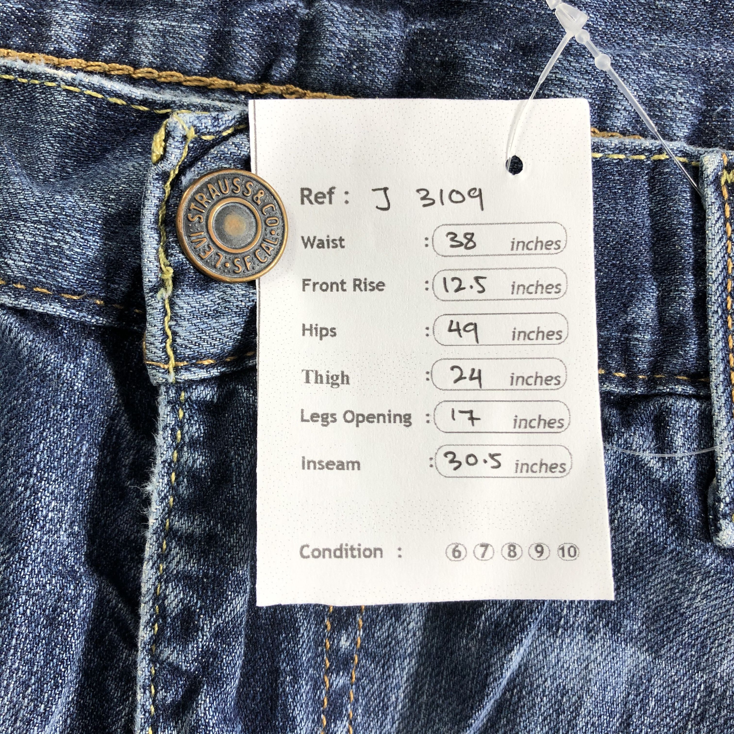 Vintage Blue Wash Levis 505 Jeans-J3109