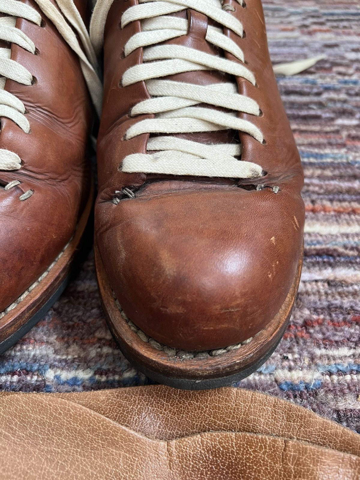 Feit Hand Sewn Unlined Hiking Boot Size US 13 / EU 46 - 7 Thumbnail