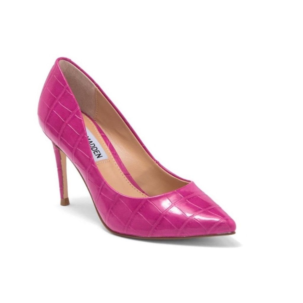 Steve Madden Steve Madden Vala-C Croco Print Stiletto Pumps Size US 6 / IT 36 - 1 Thumbnail