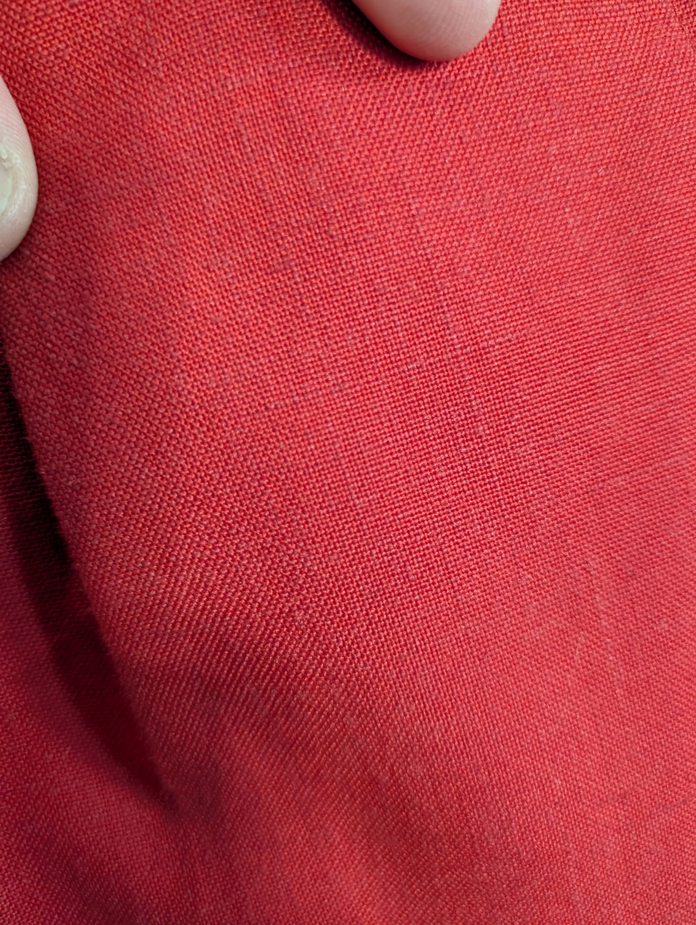 Island Shores ISLANDER LINEN Vintage red adjustable Bermuda shorts Size US 38 / EU 54 - 3 Thumbnail