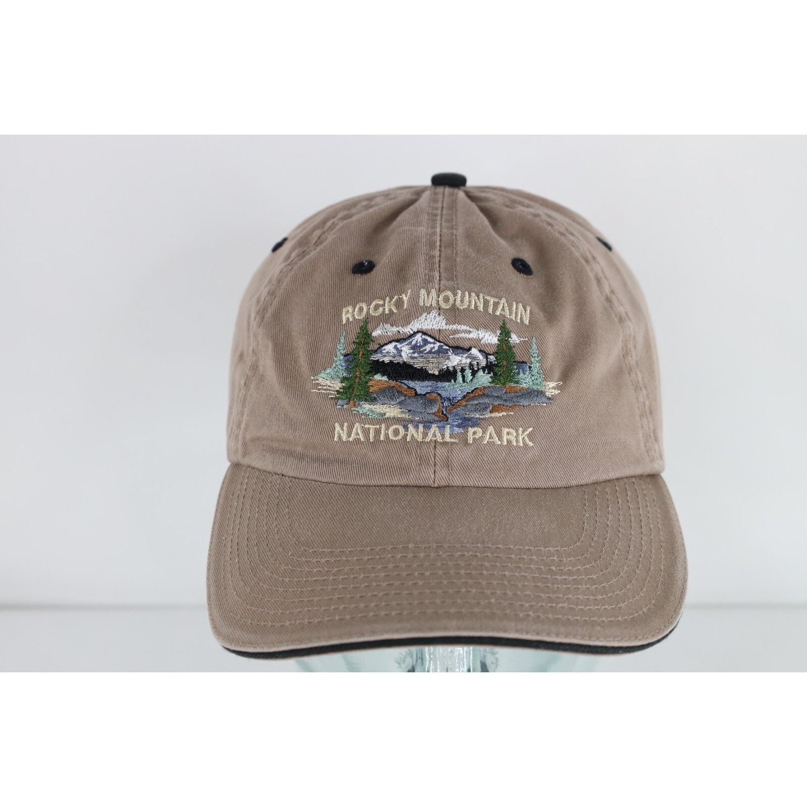 Vintage Vintage 90s Streetwear Rocky Mountain National Park Hat Size ONE SIZE - 1 Thumbnail