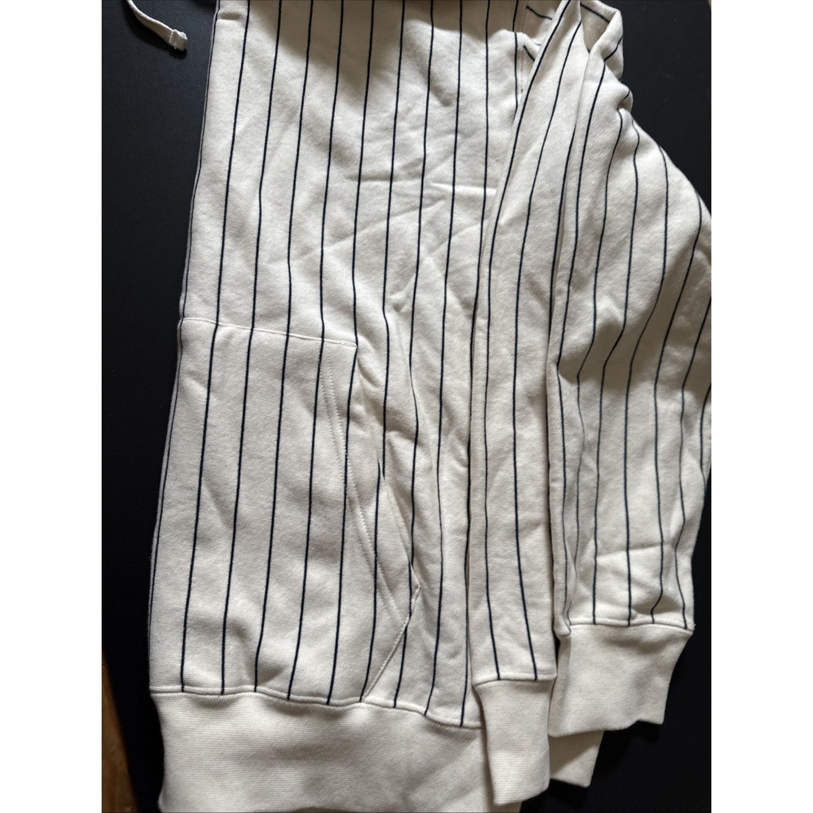 October's Very Own OVO OCTOBER'S VERY OWN DRAKE PINSTRIPE Pullover HOODIE sz L Size US L / EU 52-54 / 3 - 5 Thumbnail