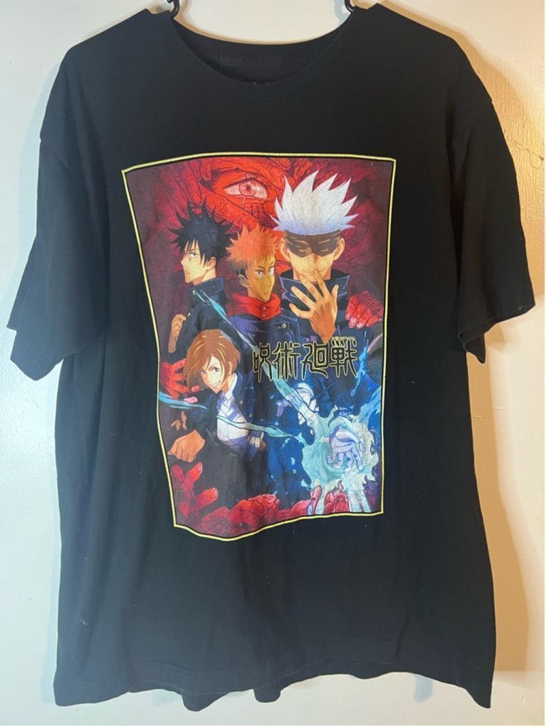 Other Men's Crunchyroll Jujutsu Kaisen T-Shirt XL Graphic Tee Size US XL / EU 56 / 4 - 1 Thumbnail