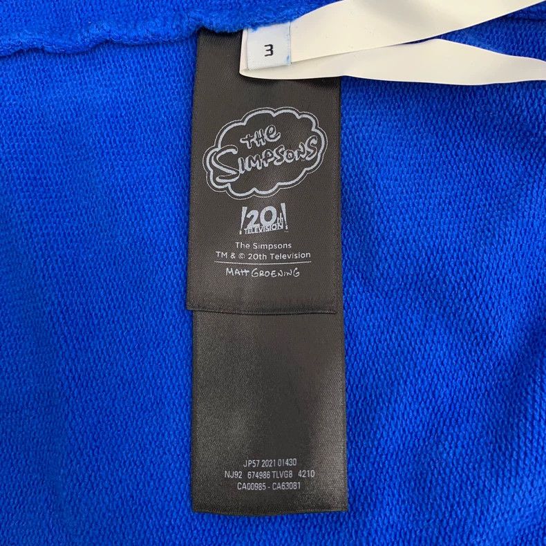 Balenciaga Balenciaga Dark blue character slogan printed cotton hoode Size US L / EU 52-54 / 3 - 7 Thumbnail
