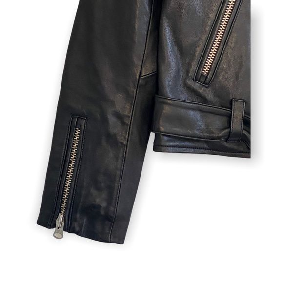 Mackage Mackage Miela-N Belted Leather Moto Jacket, NWT, Size XXS Size XXS / US 00 / IT 34 - 7 Thumbnail
