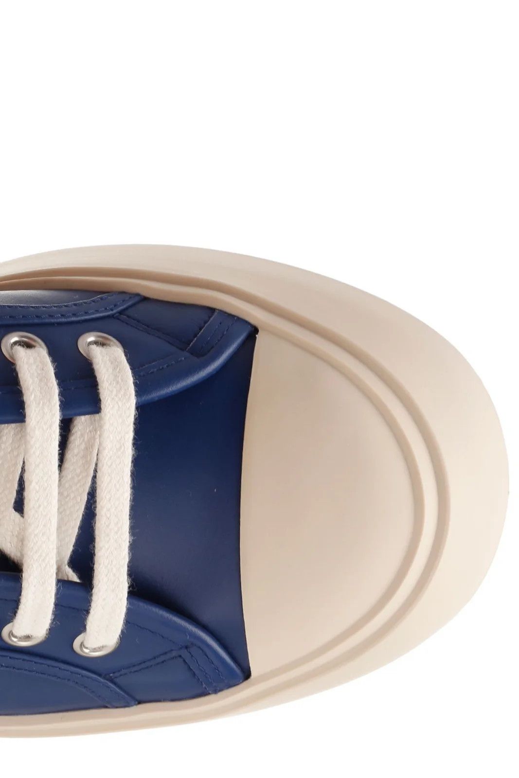 Marni o1s22i1n0924 Pablo Leather Low-Top Sneaker in Blue Size US 7 / EU 40 - 4 Thumbnail