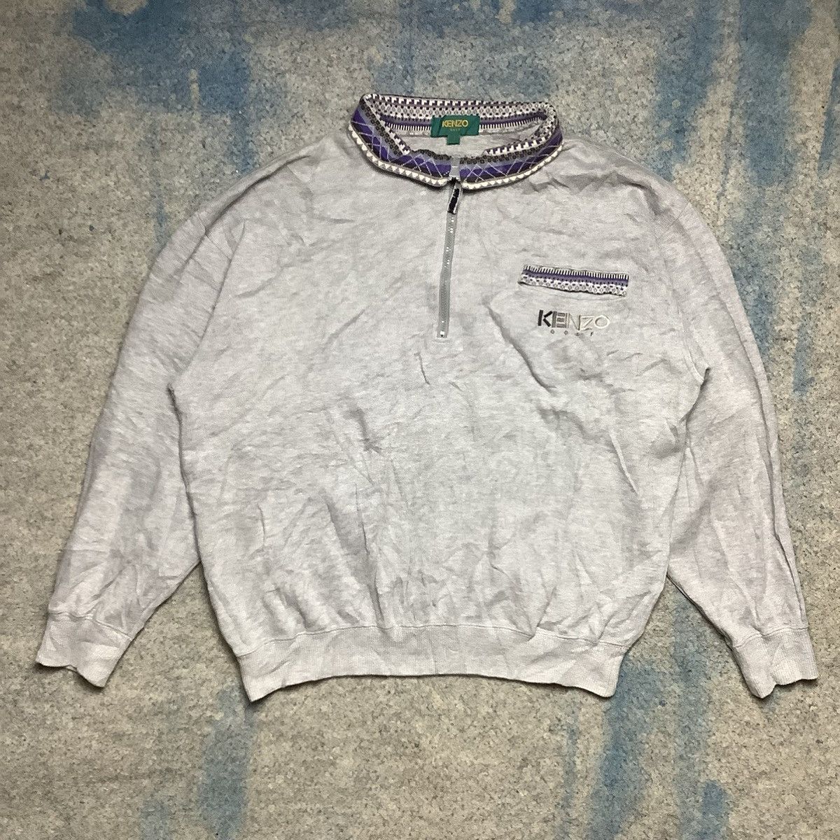 Kenzo × Vintage Sweatshirts Kenzo Golf Size US L / EU 52-54 / 3 - 1 Thumbnail