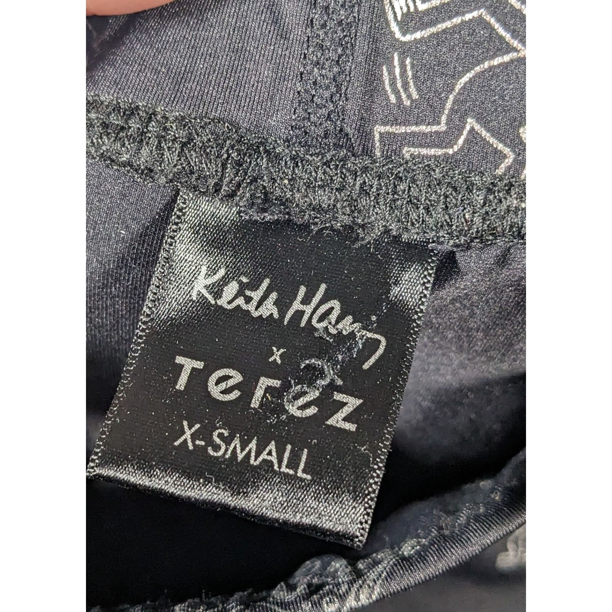 Keith Haring × Terez Terez x Keith Haring Black And Silver Robot Leggings Size XS Size 24" / US 00 / IT 34 - 8 Thumbnail