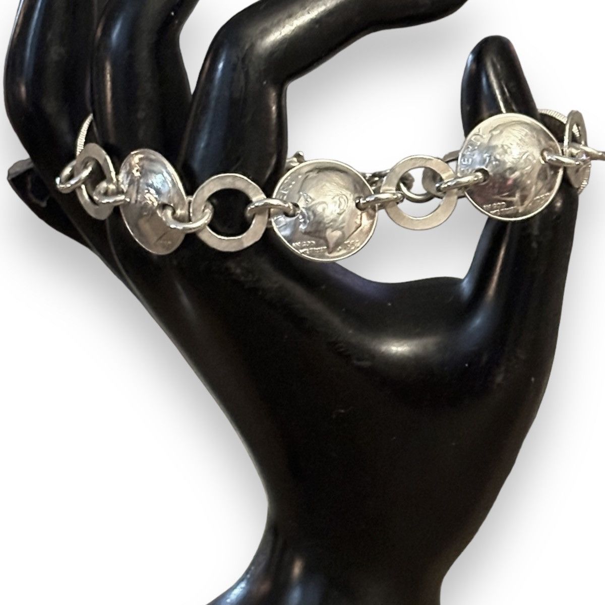 Other 1957 domed dime chain bracelet Size ONE SIZE - 2 Thumbnail