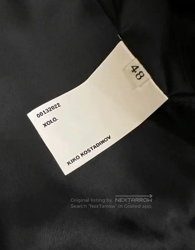 Kiko Kostadinov Kiko Kostadinov Black Trim Jacket Size US M / EU 48-50 / 2 - 4 Thumbnail