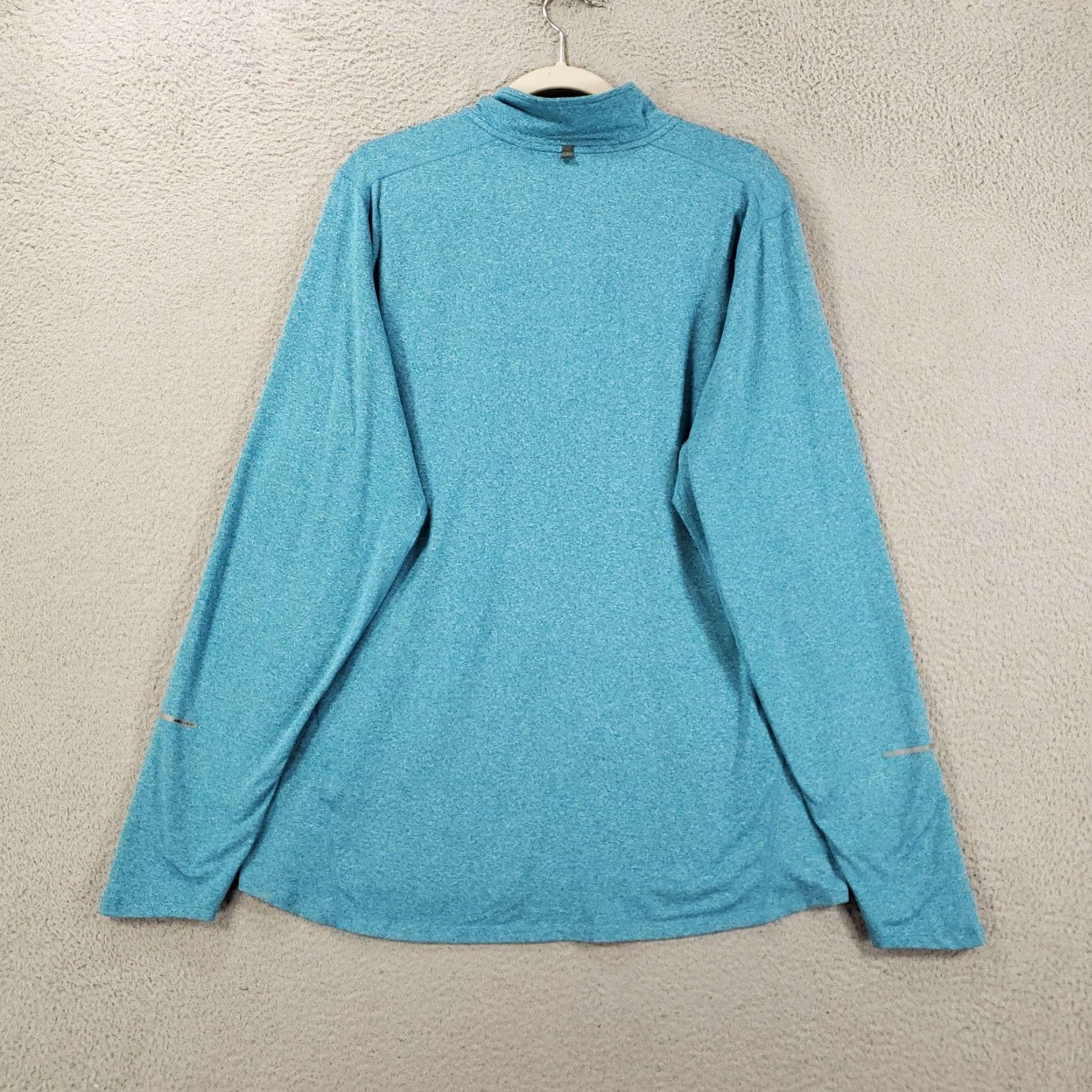 Nike Nike Dri-FIT Pullover Mens L Blue 1/4 Zip Reflective Jogging Running Jacket Size US L / EU 52-54 / 3 - 8 Thumbnail
