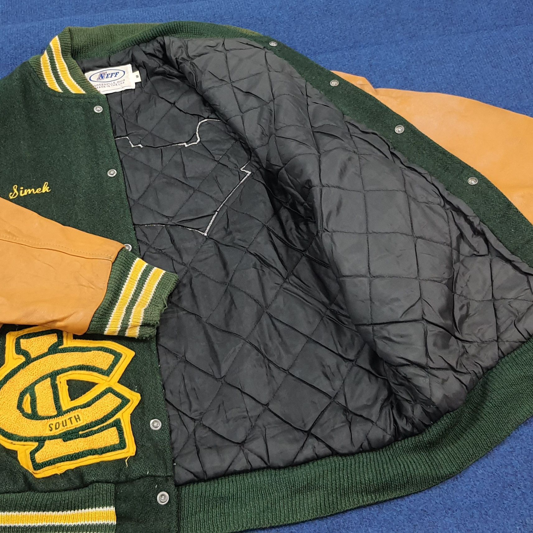 NEFF Vintage Neff Crystal Lake South Varsity Jacket C304N7 Size US M / EU 48-50 / 2 - 7 Thumbnail
