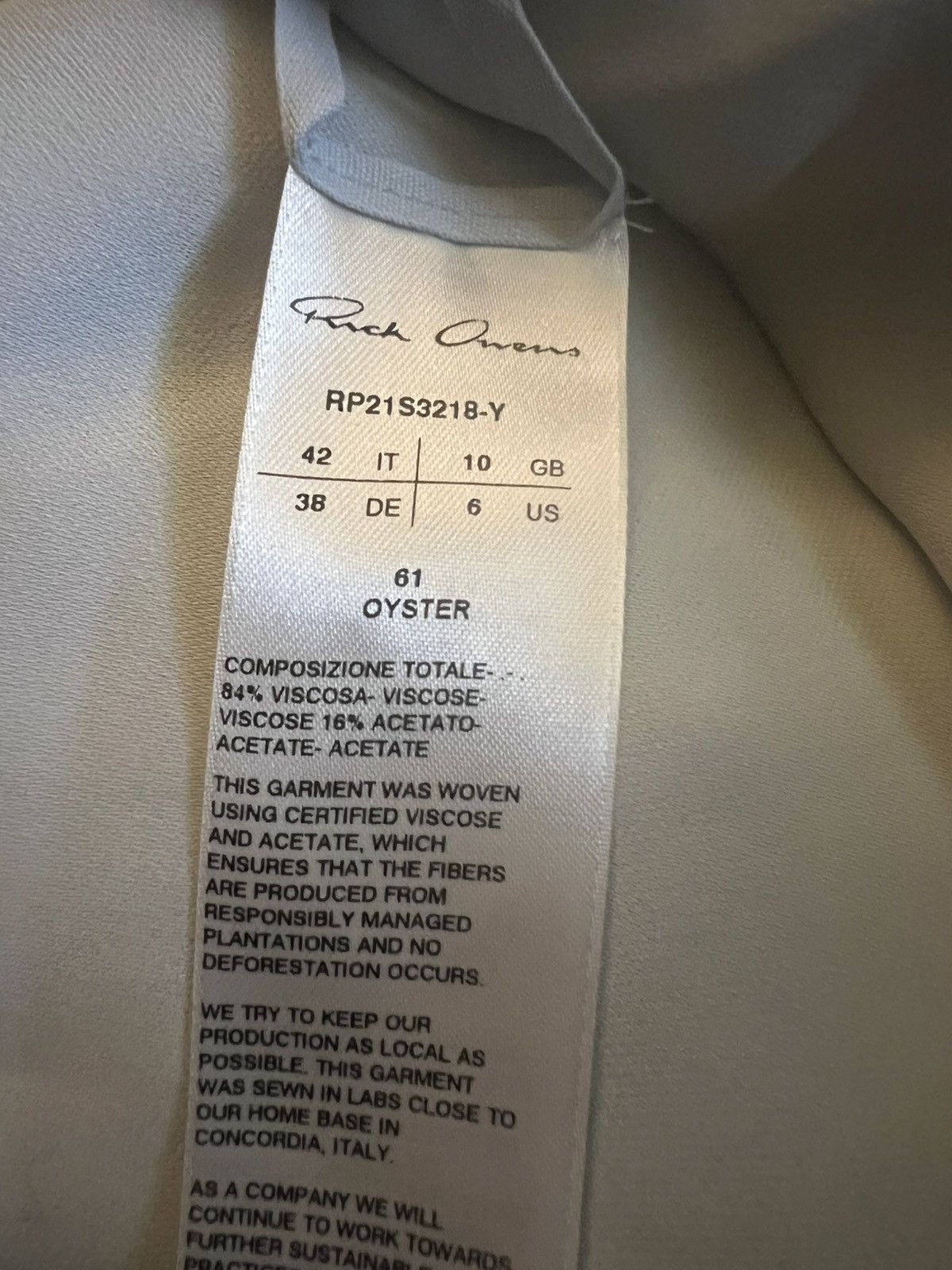 Rick Owens Rick Owens Crepe Seb Top Size M / US 6-8 / IT 42-44 - 4 Thumbnail