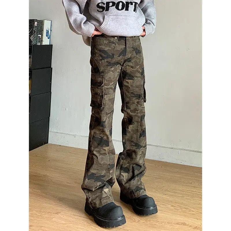 Japanese Brand × Jean Retro loose camouflage pocket jeans Size US 30 / EU 46 - 6 Thumbnail