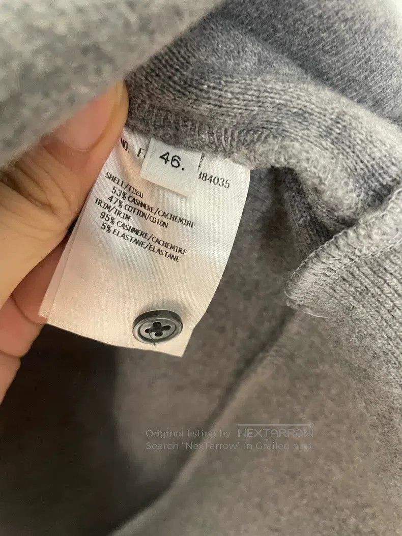 Thom Browne Thom Browne Gray striped hoodie Size L / US 10 / IT 46 - 3 Thumbnail