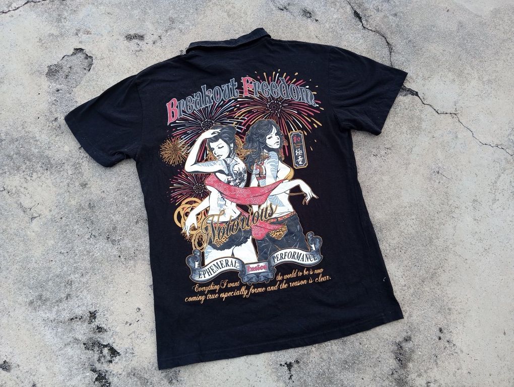 Japanese Brand Polo Waifu Yakuza Girls 😍 Art Japan Sukajan 🎌 Size US M / EU 48-50 / 2 - 4 Thumbnail