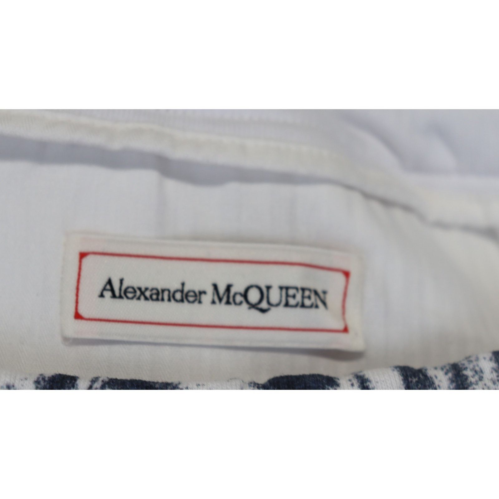 Alexander McQueen o1rshd1 Collage Shorts in Blue/White Size US 30 / EU 46 - 12 Thumbnail