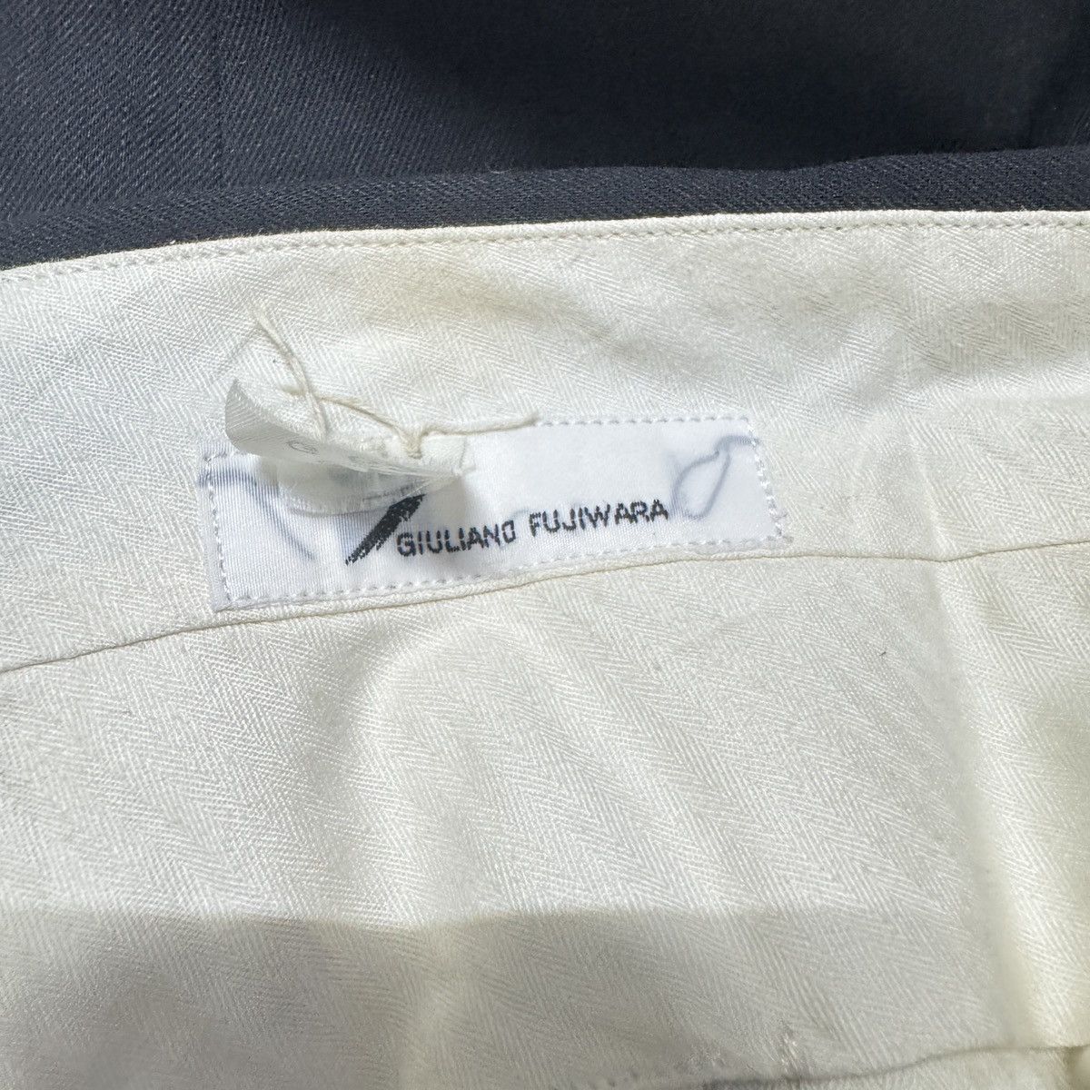 Giuliano Fujiwara Giuliano Fujiwara Wool Pleated Pants Black Size US 31 - 18 Thumbnail