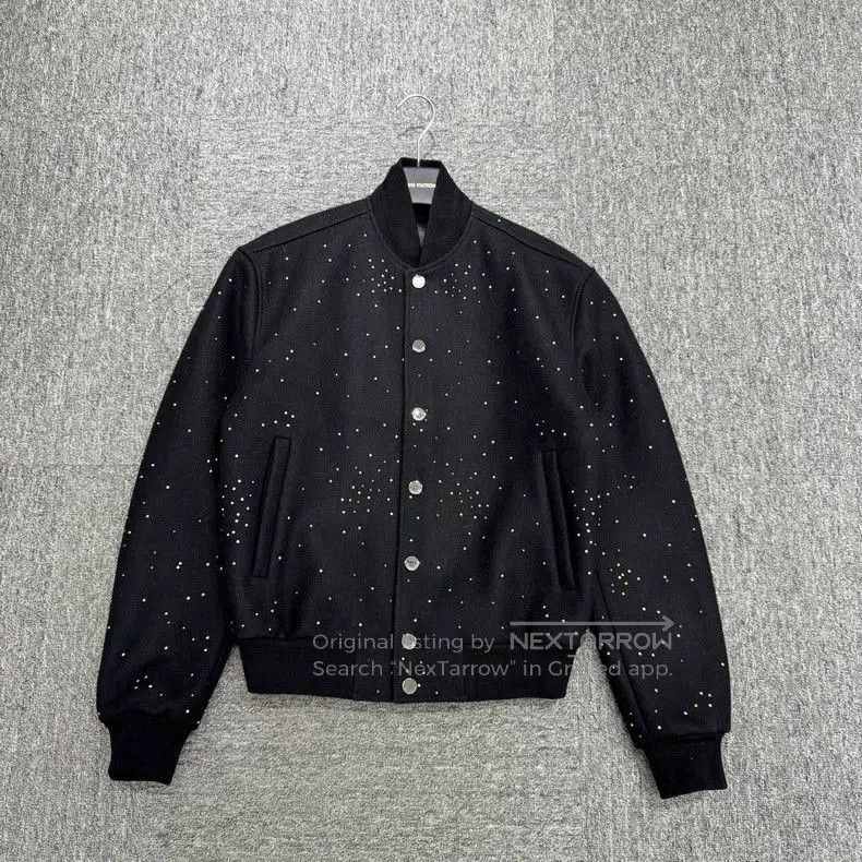 Versace Wool Baseball Jacket.