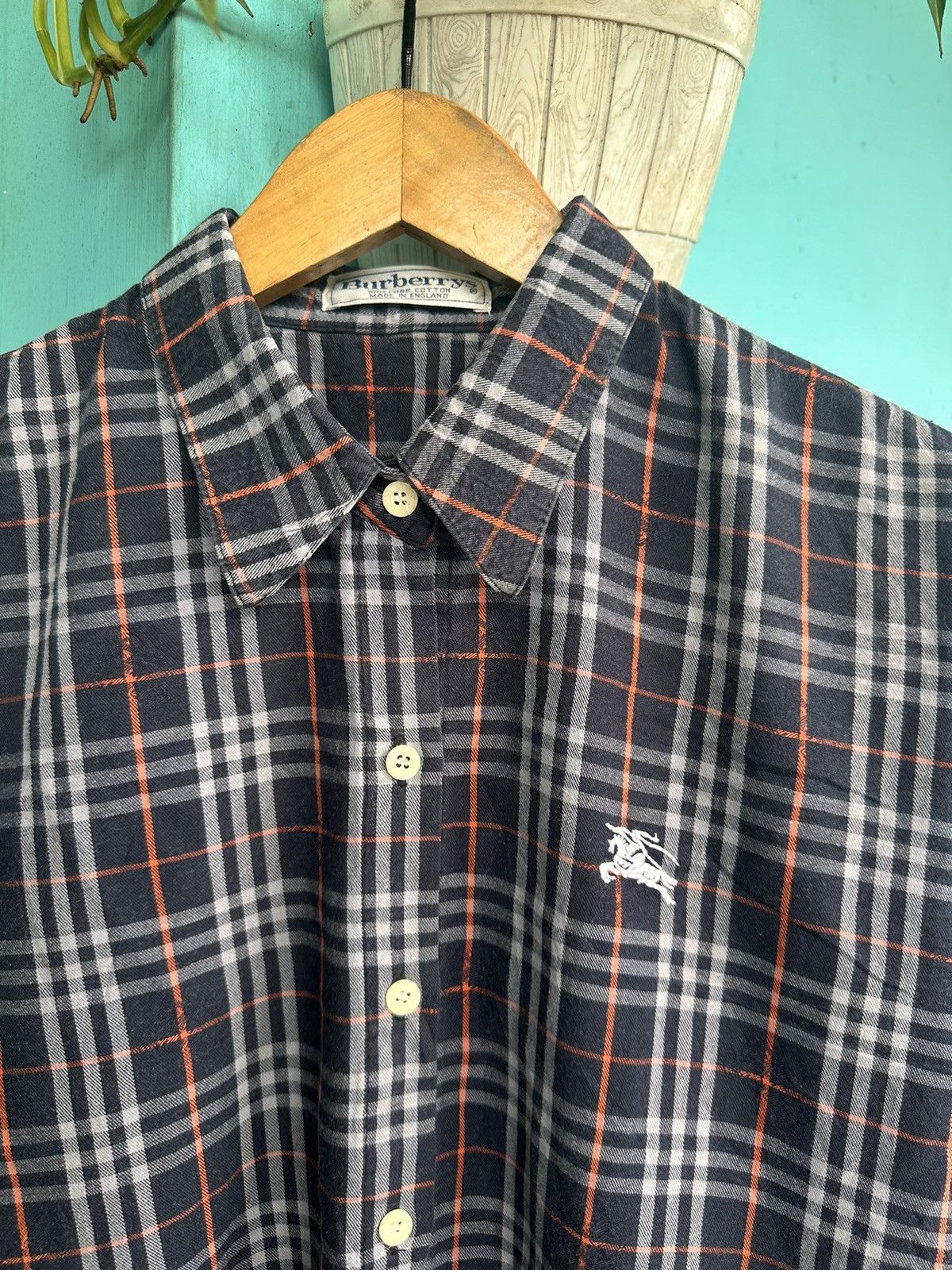 Burberry × Vintage Vintage Burberrys long sleeve shirt women Size M / US 6-8 / IT 42-44 - 3 Thumbnail