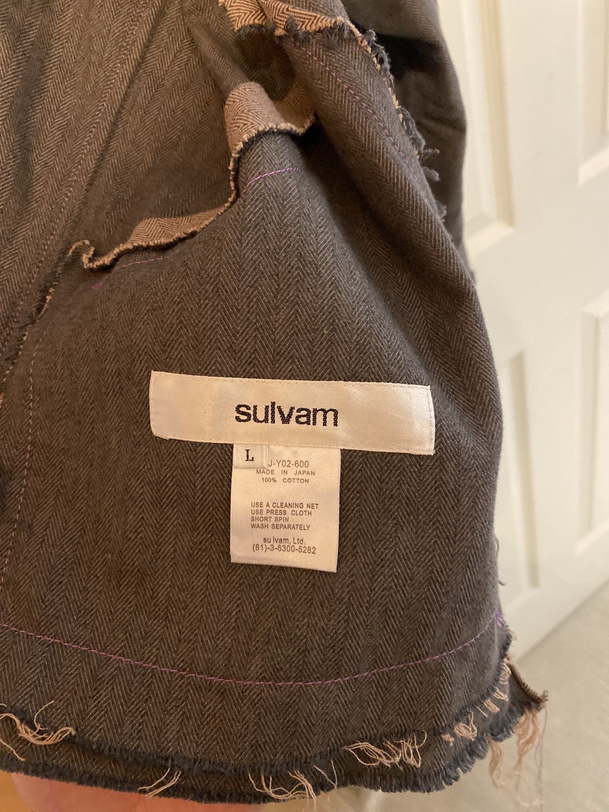 Sulvam Sulvam Cut-Off Blouson Size US L / EU 52-54 / 3 - 4 Thumbnail