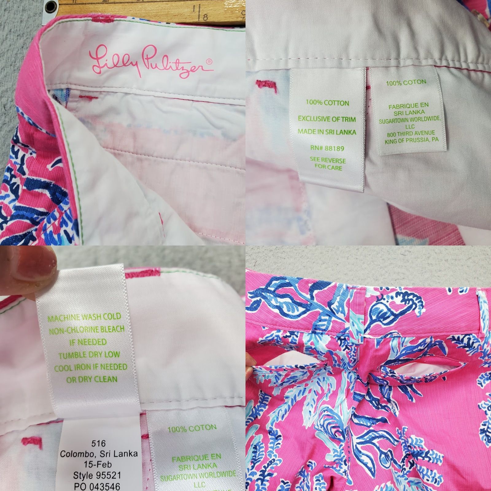 Lilly Pulitzer Lilly Pulitzer The Chipper Bermuda Shorts Womens 2 Multicolor Floral Short? Size 26" / US 2 / IT 38 - 8 Thumbnail