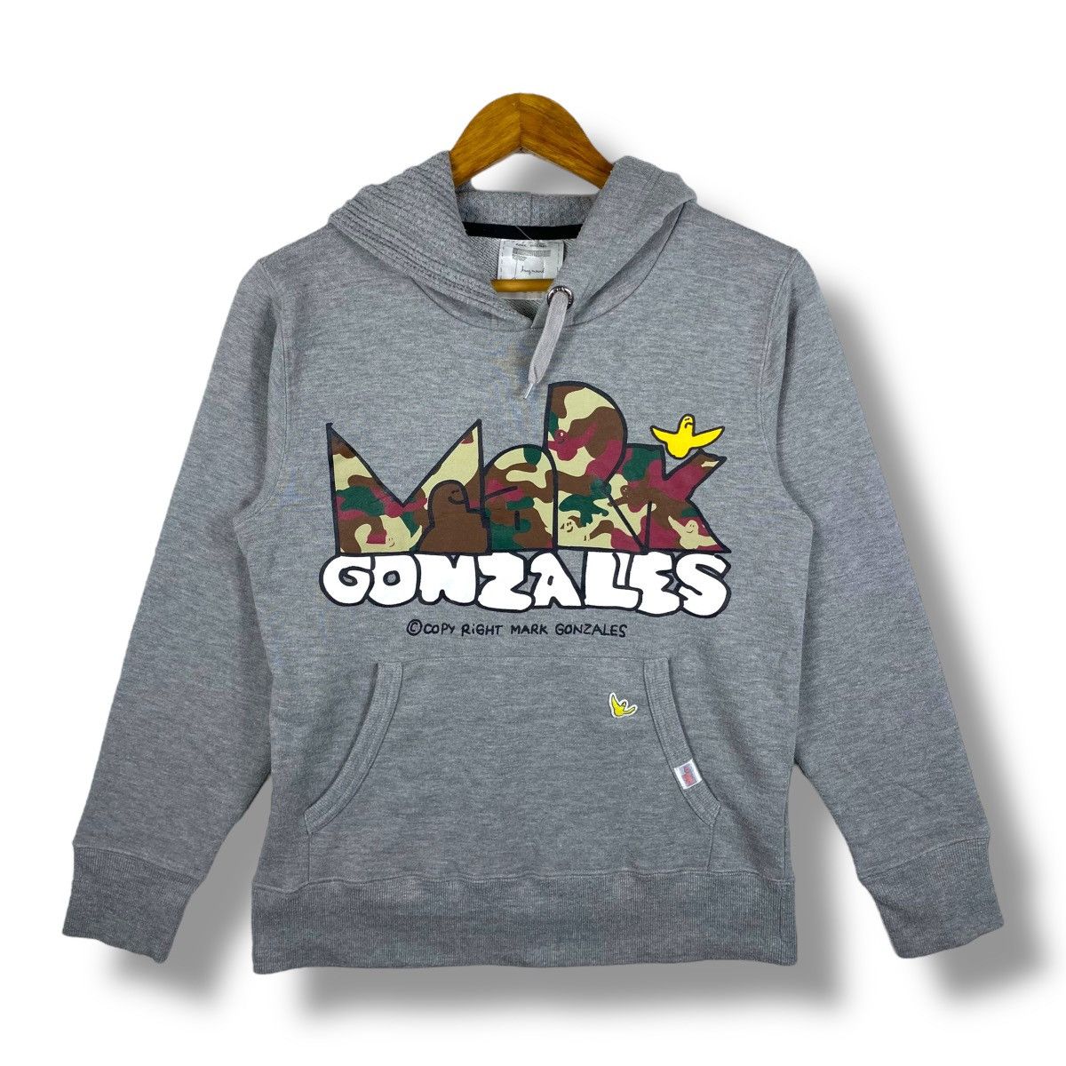 Vintage Vintage 00's MARK GONZALES Logo Hooded Pullover Medium Size Size US M / EU 48-50 / 2 - 1 Thumbnail
