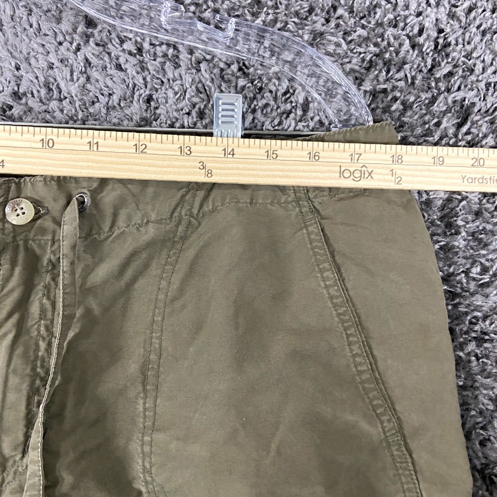 Vintage COLUMBIA Green Bermuda Shorts Women's L Regular Size 36" / US 14 / IT 50 - 6 Thumbnail