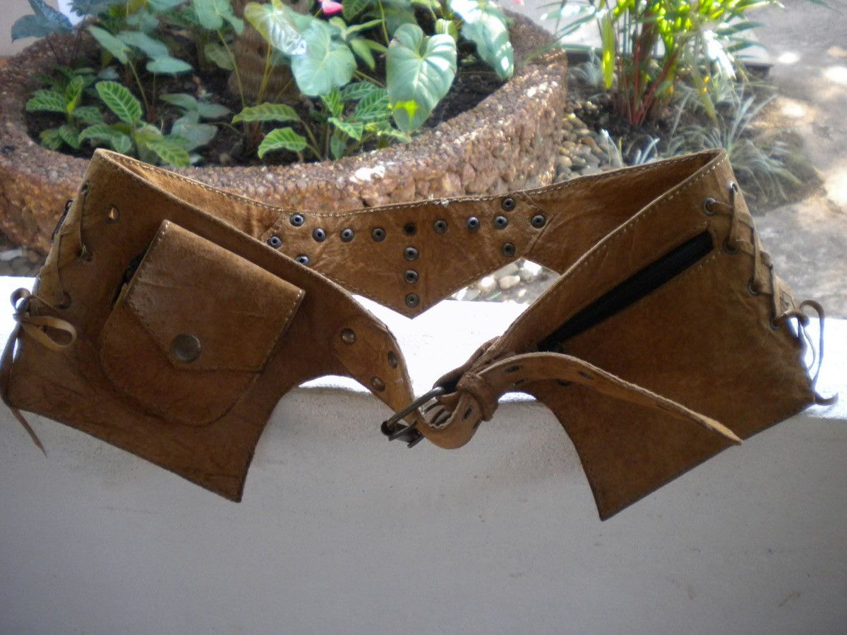 Japanese Brand × Leather × Seditionaries LEATHER BELT BAG FULL LEATHER Size ONE SIZE - 1 Thumbnail