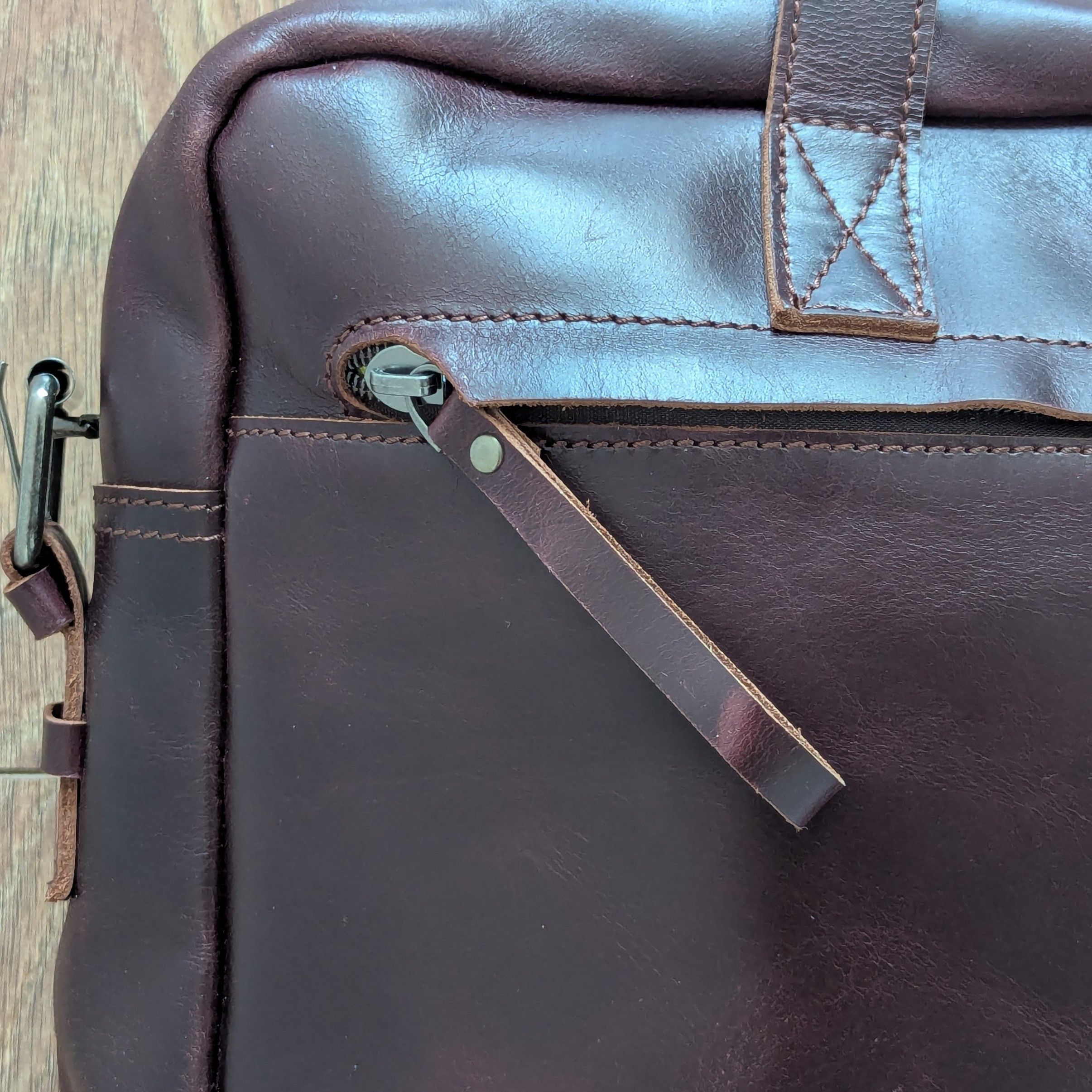 Handmade × Leather Heritage Leather Handmade Mens Messenger Shoulder Bag Laptop Size ONE SIZE - 21 Thumbnail