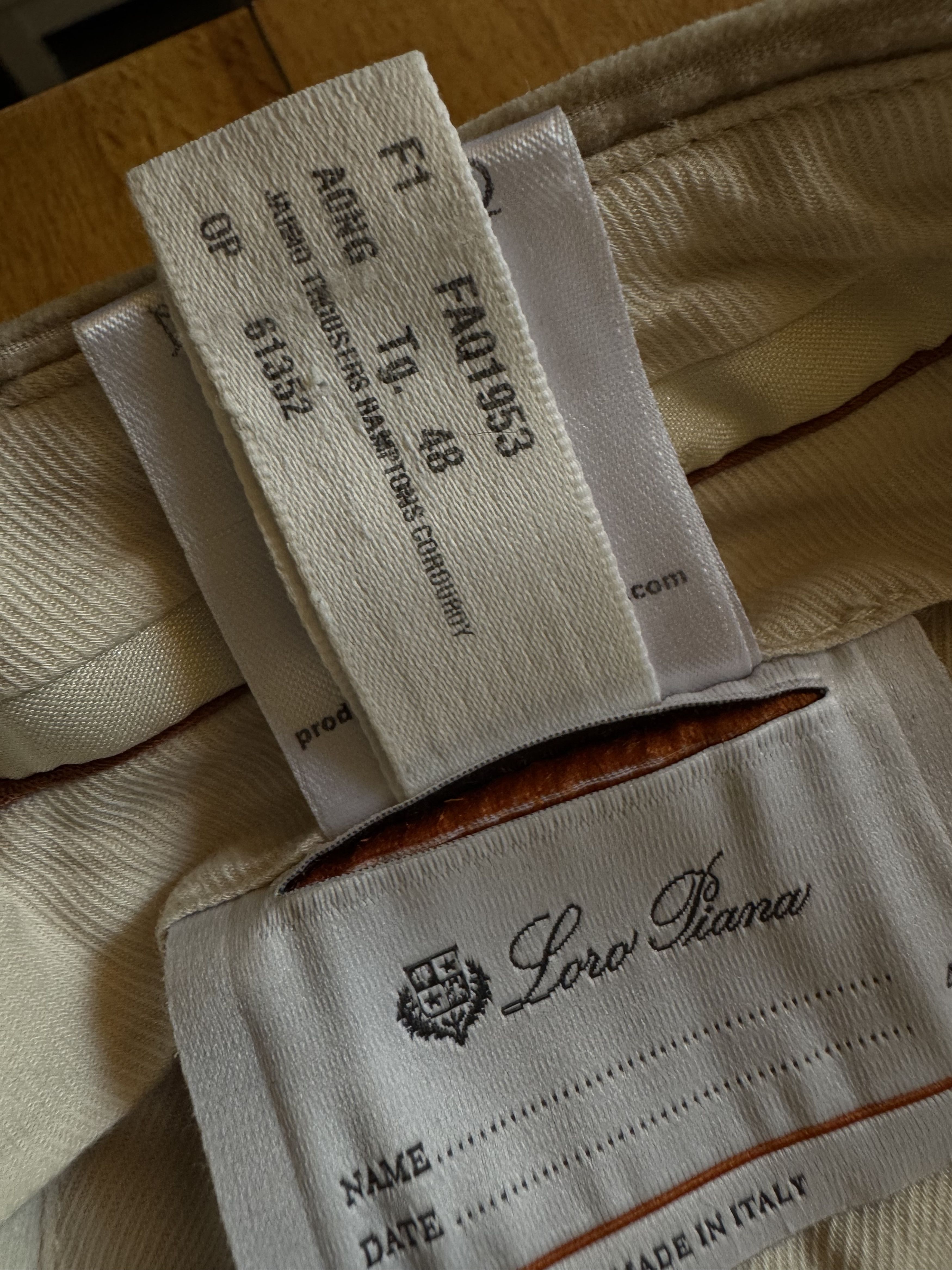 Loro Piana Jarno Hamptons Straight-Leg Cotton-Corduroy Trousers Size US 32 / EU 48 - 11 Thumbnail