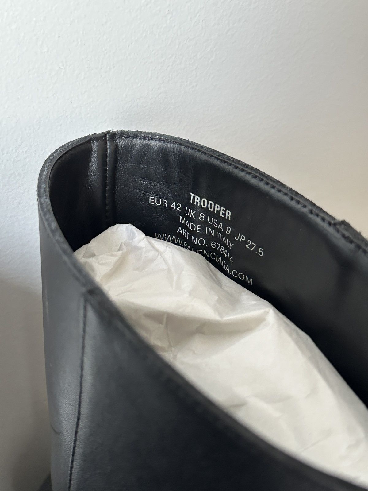 Balenciaga Balenciaga trooper boots calfskin leather Size US 9 / EU 42 - 3 Thumbnail