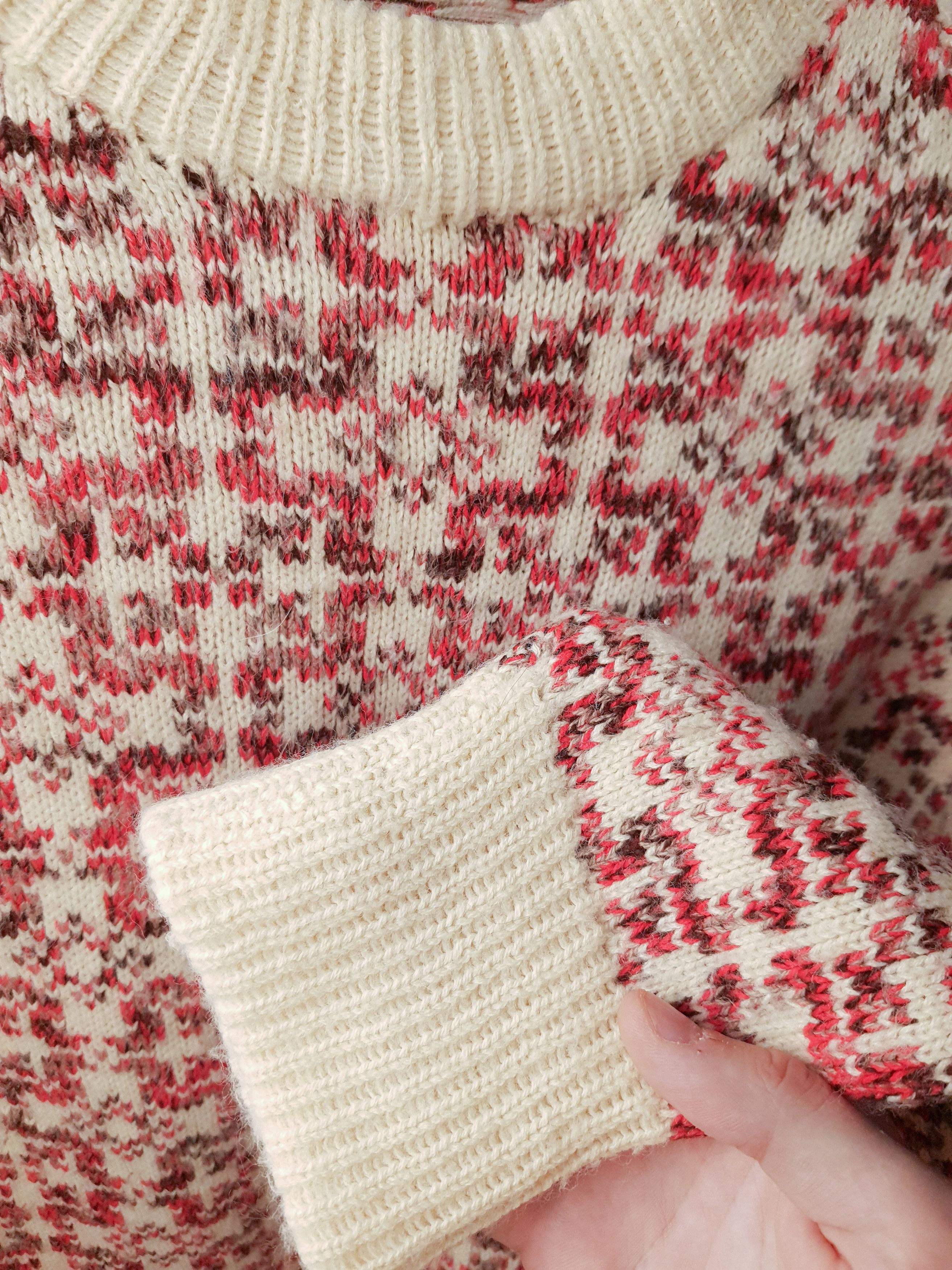 Japanese Brand Vintage Handknited Ethnic Sweater Dale Of Norway Style Size US M / EU 48-50 / 2 - 4 Thumbnail