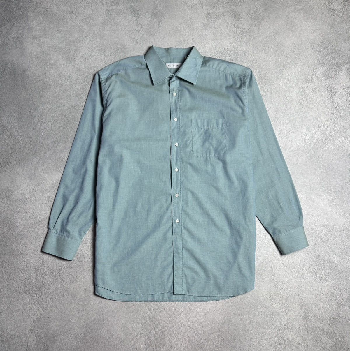 Dior Christian Dior Button Up Long Sleeve Shirt size 17.5 44-5 Size US XL / EU 56 / 4 - 1 Thumbnail