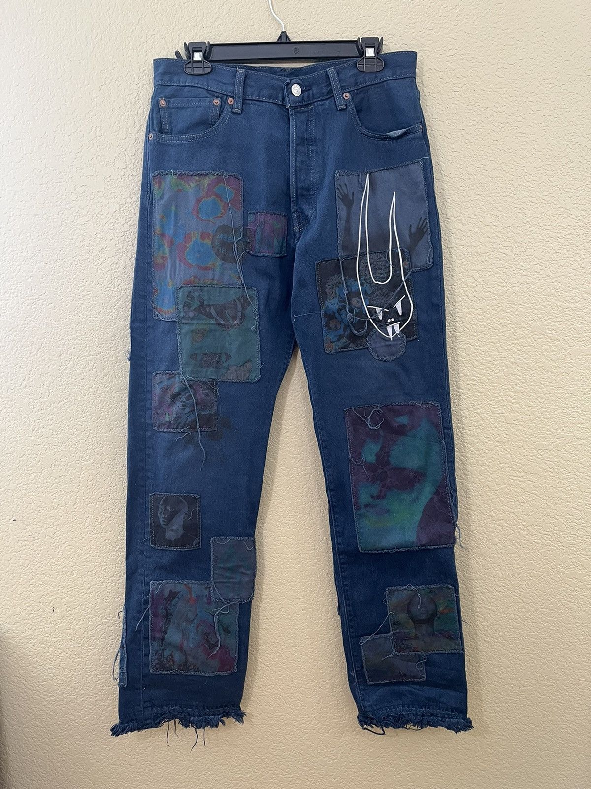 Levi's Levi's Barbie Ferreira Patchwork Jeans Size US 34 / EU 50 - 1 Thumbnail