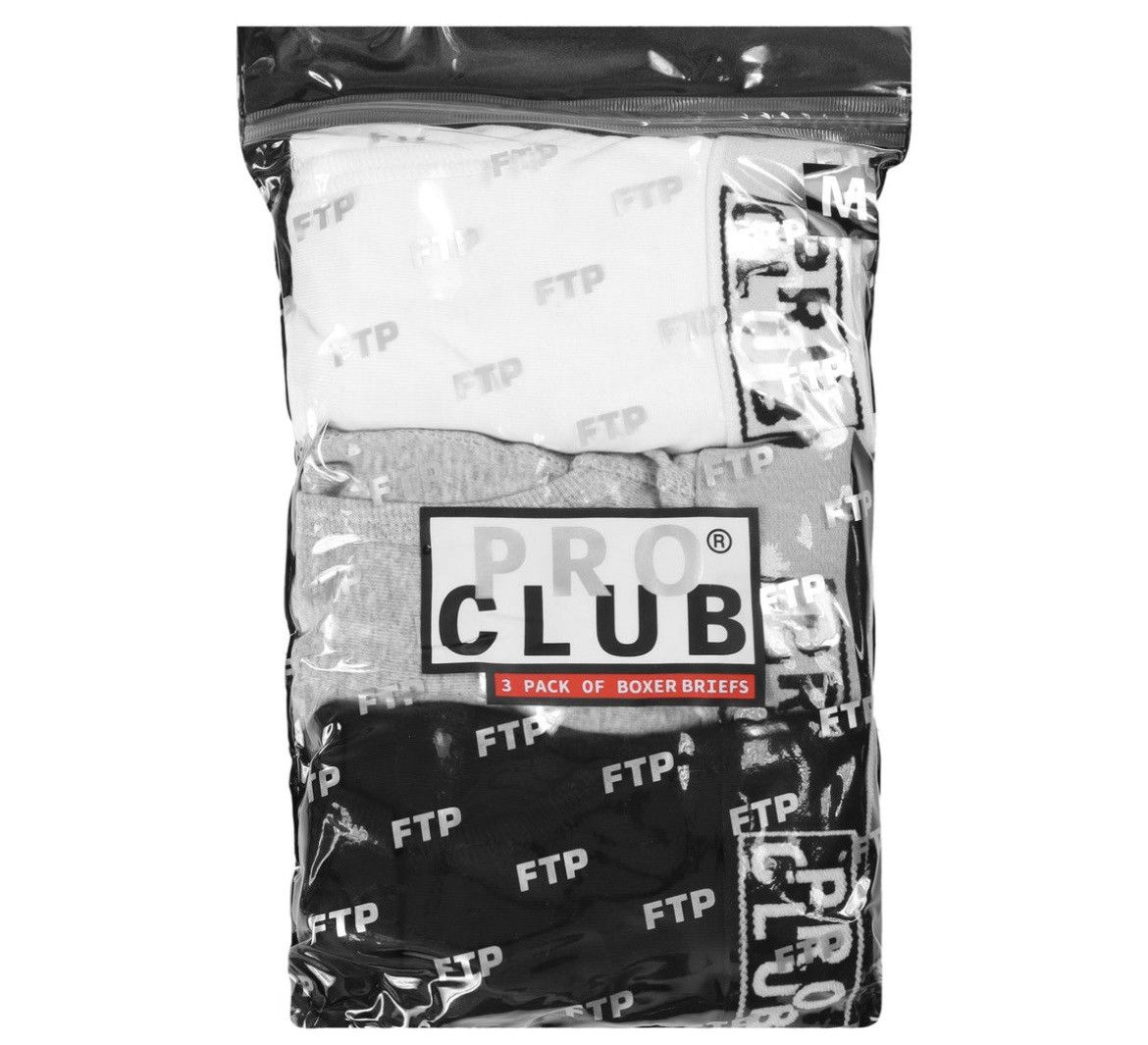 下着・アンダーウェア FTP + PRO CLUB 3 PACK BOXER BRIEFS L 下着・アンダーウェア FTP + PRO CLUB 3 PACK BOXER BRIEFS L