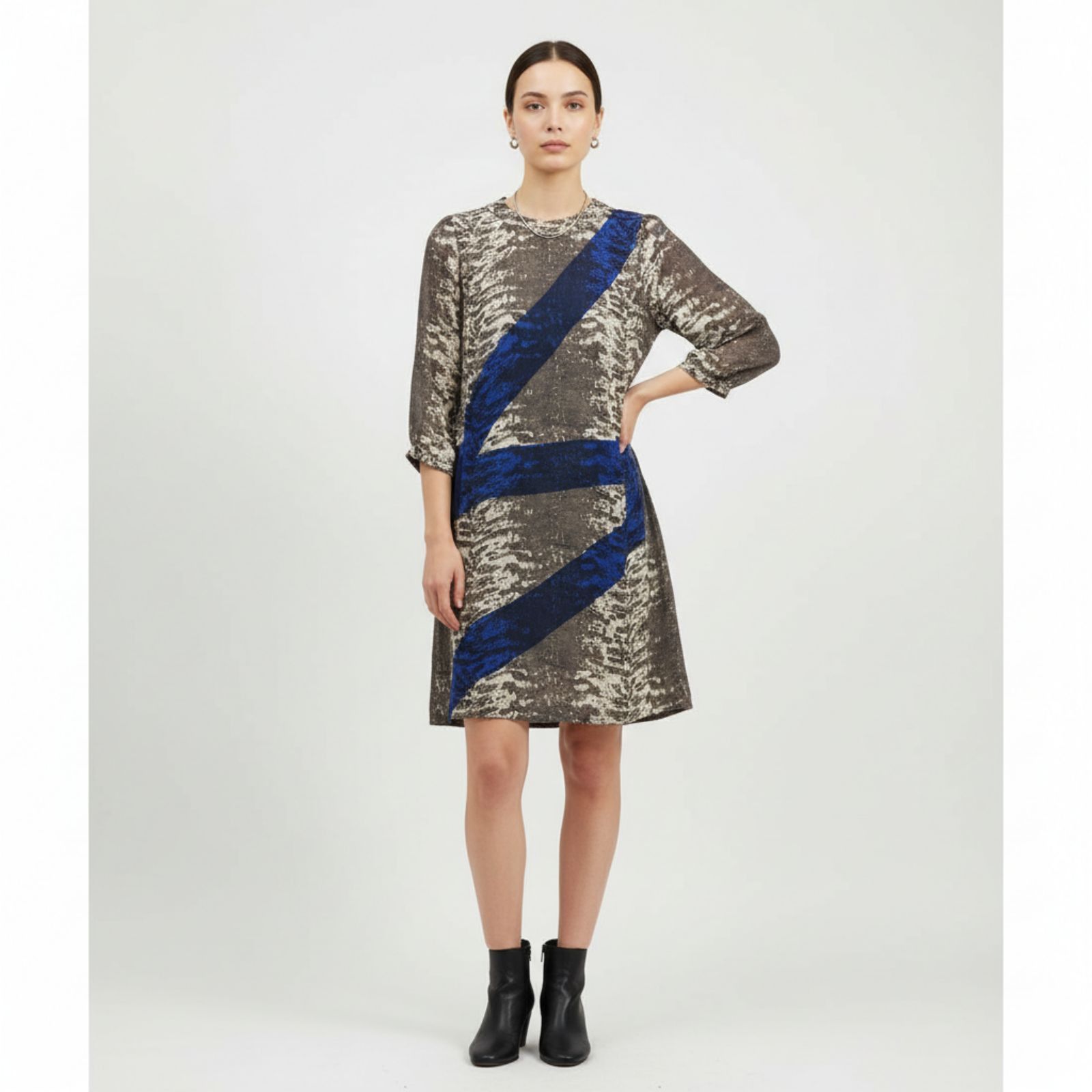 Anthropologie ANTHROPOLOGIE Roberta Freymann Silk Tunic Dress Size XS / US 0-2 / IT 36-38 - 1 Thumbnail