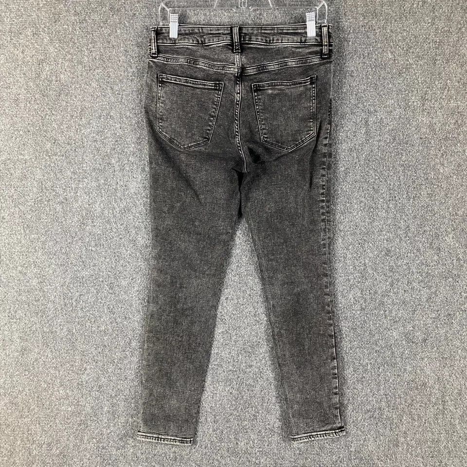 Gap Gap Jeans Women's 8 29R Charcoal Wash Universal Legging Size 30" / US 8 / IT 44 - 6 Thumbnail