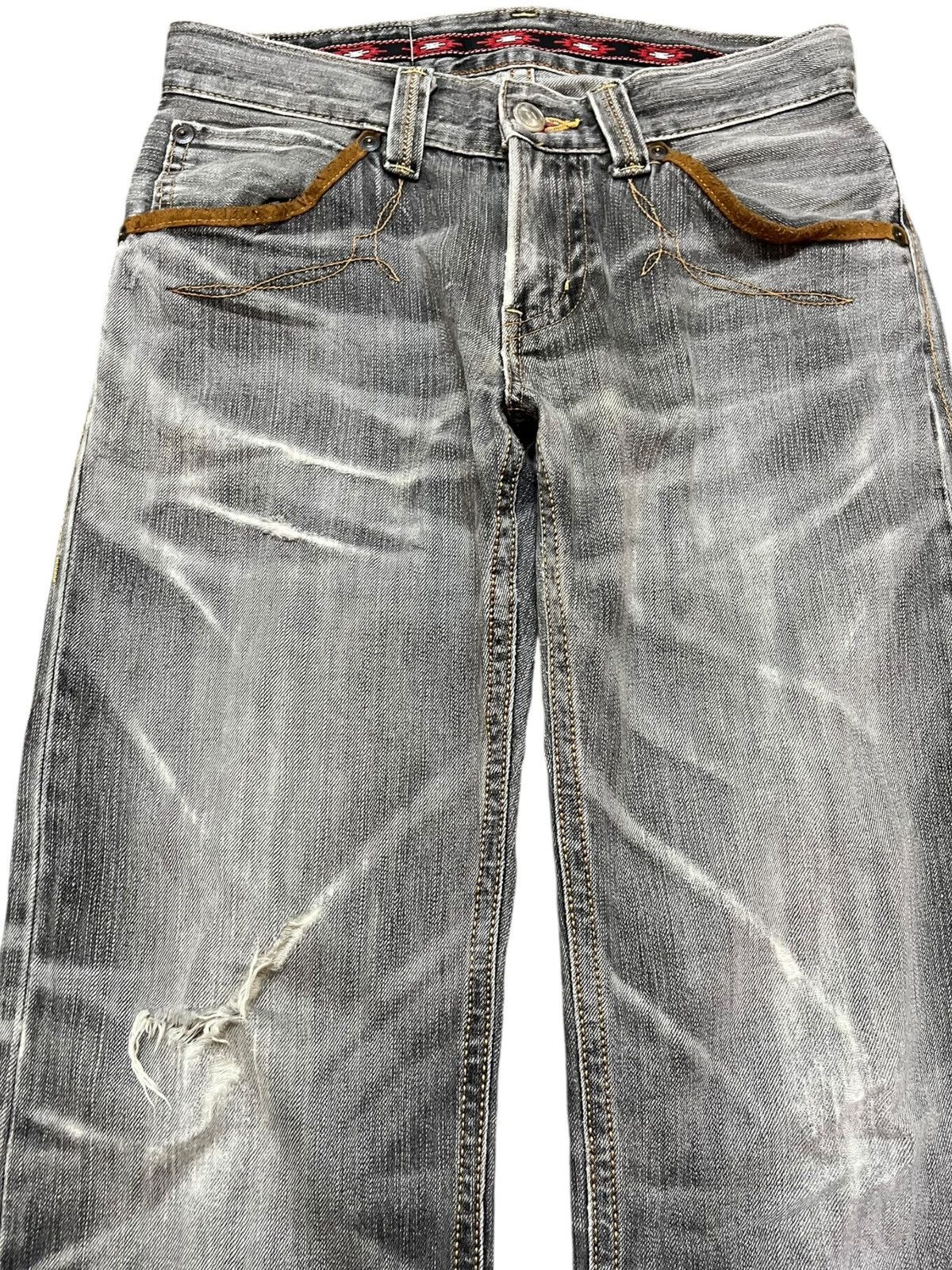 Edwin Vintage Edwin Exclusive Vintage Faded Distressed Denim Size US 30 / EU 46 - 2 Thumbnail