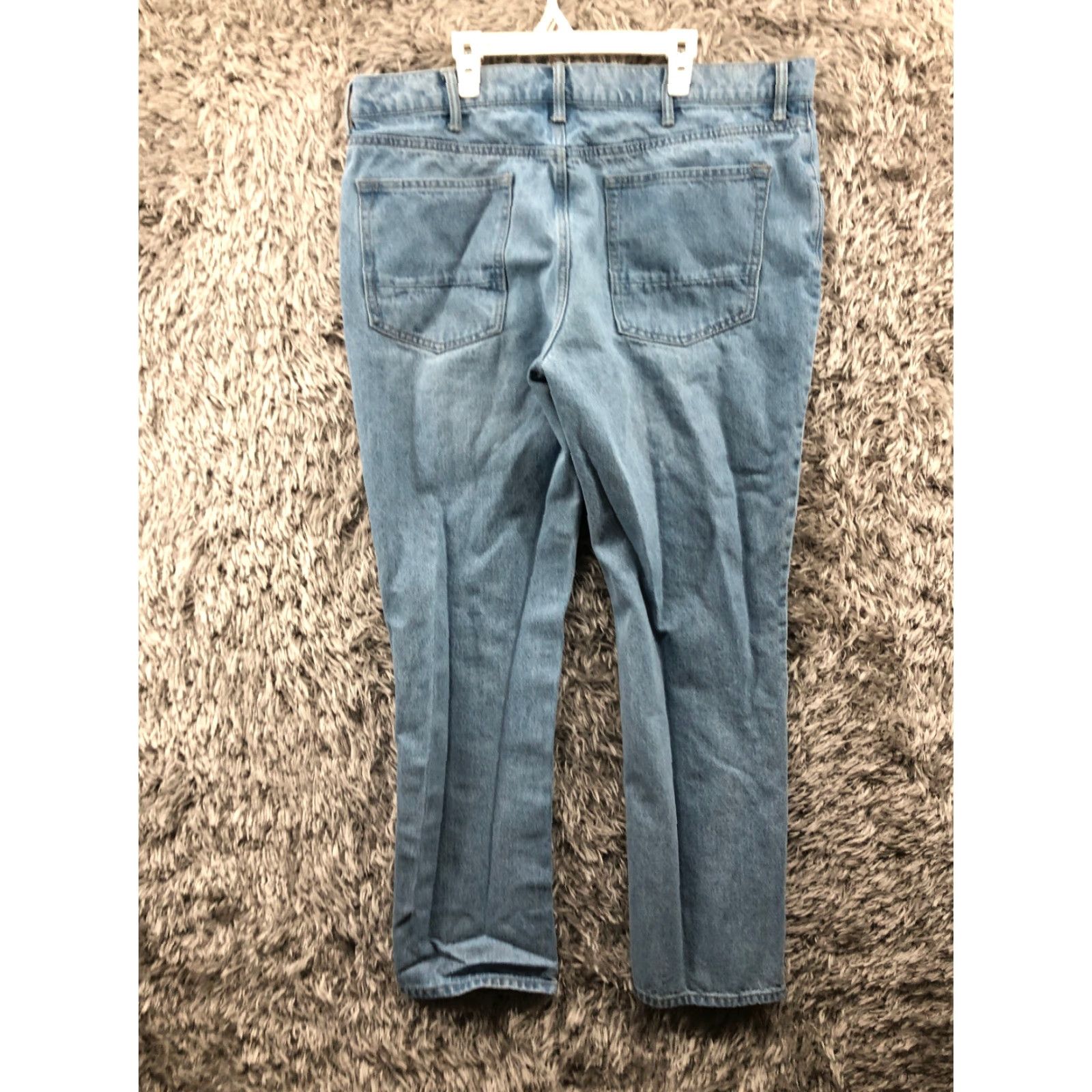 Vintage Arizona Jeans Mens Jeans 38x32 Stone Wash Blue Denim Straight Leg Mid Rise 5-Pocket Mens Size US 38 / EU 54 - 5 Thumbnail