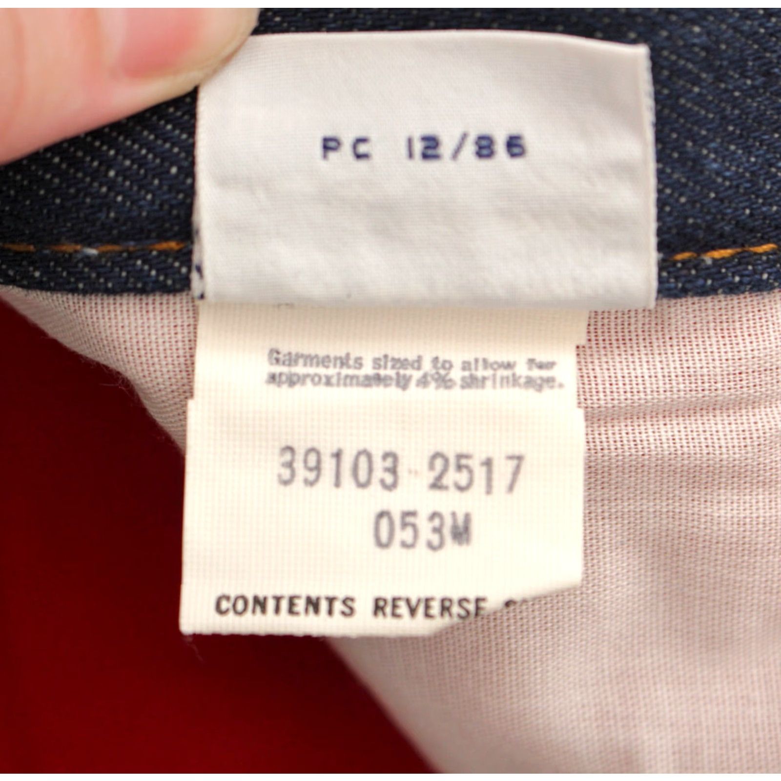 Levi's VINTAGE Men's VTG 1980s Fleece Lined Orange Tab Levi's 517 Jeans Sz 31x30 80s Bootcut Levi's Jeans Mens 80s Denim Blue Size US 31 - 6 Thumbnail