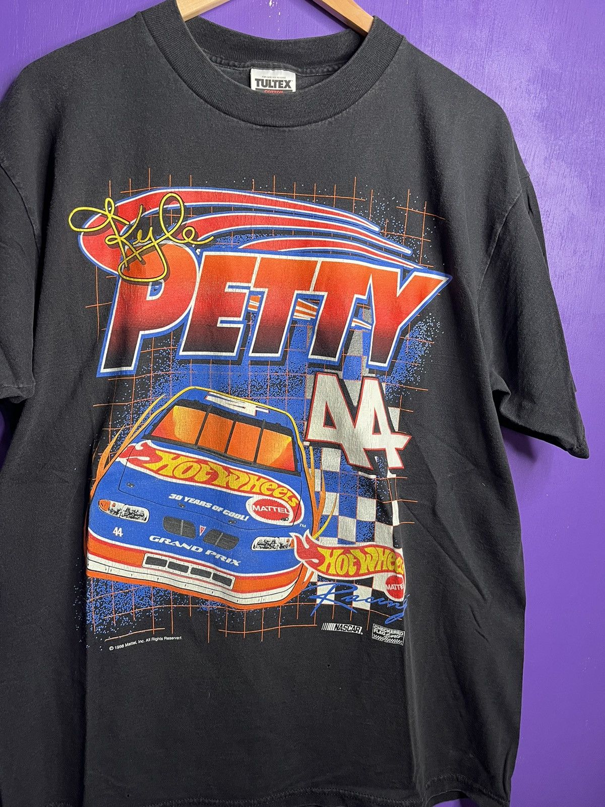 NASCAR × Vintage Vintage 1998 Kyle petty hot wheels nascar t-shirt Size US XL / EU 56 / 4 - 3 Thumbnail