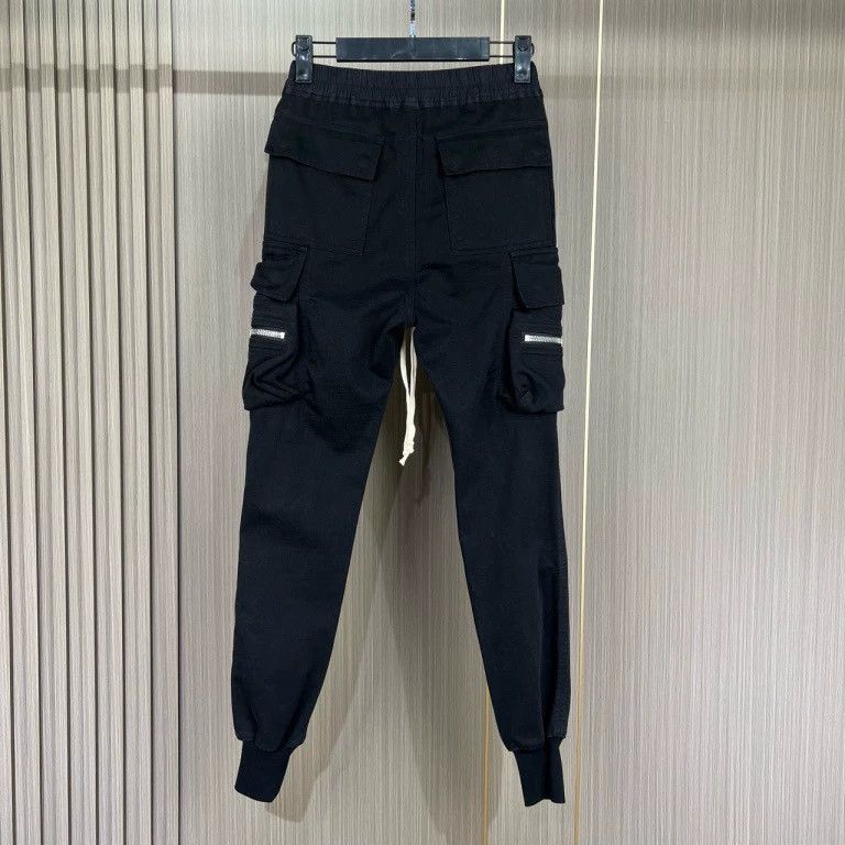 Rick Owens Rick Owens Black Cargo Long Pants Size 44-2505 Size US 44 / EU 60 - 2 Thumbnail